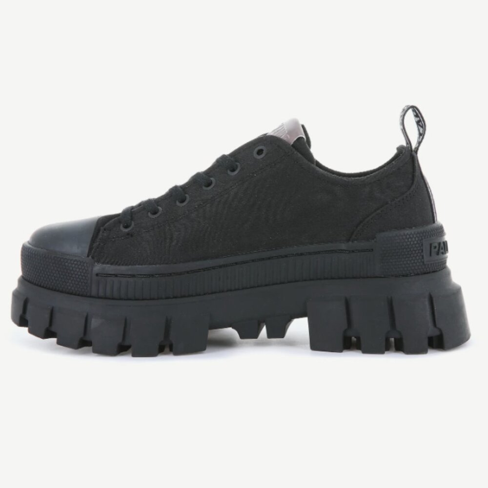 Palladium Revolt Lo Tx Black Low Sneaker Boot 97243-010 Chunky Size 8.5 ONLY - Picture 9 of 10